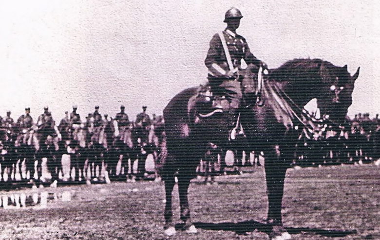 Польская кавалерия на маневрах. 1939 г. 