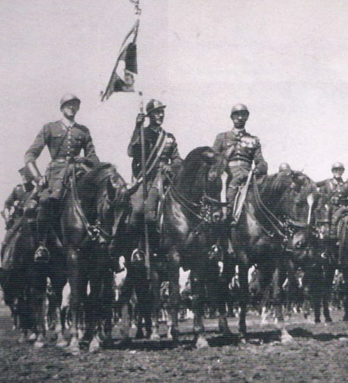 Знамённая группа 18-го полка уланов Поморских. Май 1939 г.