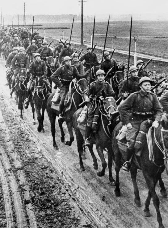 Польские кавалеристы накануне войны. 1939 г.
