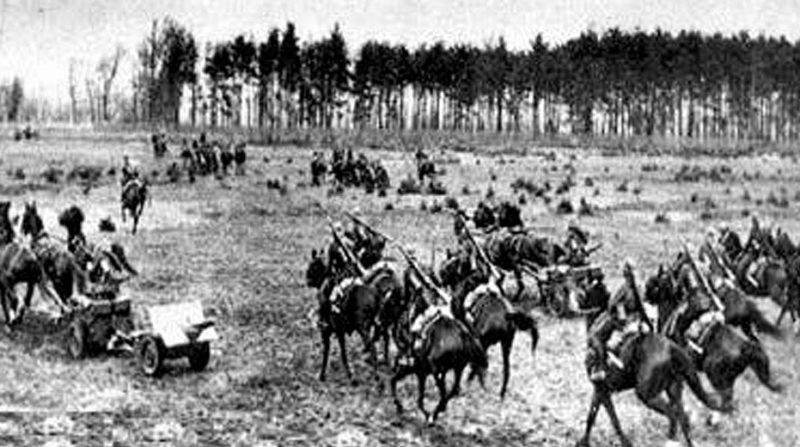 Польская кавалерия в битве при Шёнфельде. Март 1945 г.