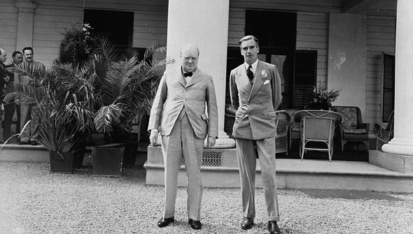 Уинстон Черчилль и Энтони Иден.