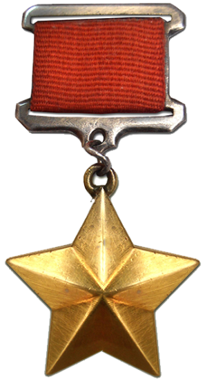 Аверс медали «Золотая звезда».