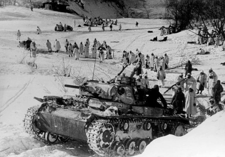 Прорыв окружения под Демянском. 21 марта 1942 г.