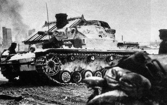 Немецкие танки под Тулой. 