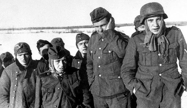 Первые военнопленные немцы в Туле. 