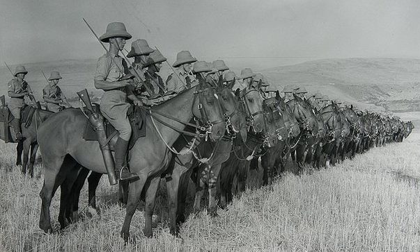 Британская кавалерия в Палестине. 1940 г.
