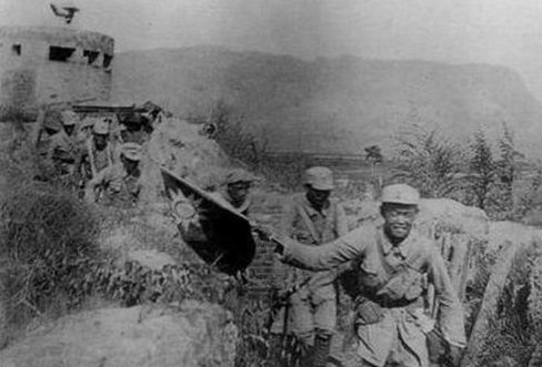 Китайские солдаты во время стодневного наступления. 1940 г.