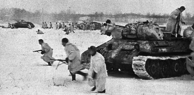 Наступление советских войск. Март 1942 г.