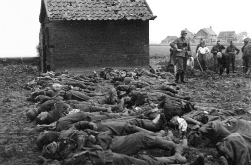 Погибшие немецкие солдаты. Апрель 1942 г. 