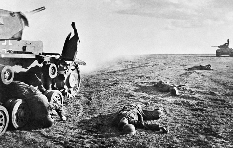 Танковый бой под Сталинградом. Июль 1942 г.
