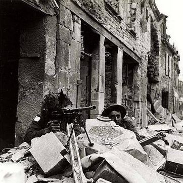Бой в городе Кан. 1944 г.