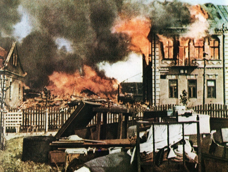 Результаты бомбардировок города. Сентябрь 1942 г.
