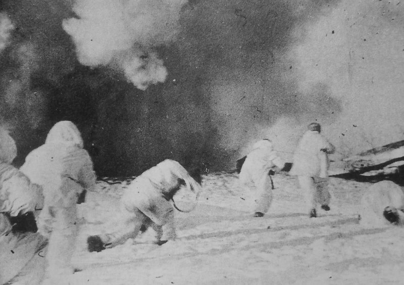 Советские войска в наступлении под Сталинградом. Январь 1943 г.