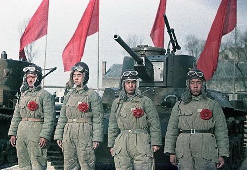 Китайские танкисты. 1945 г. 