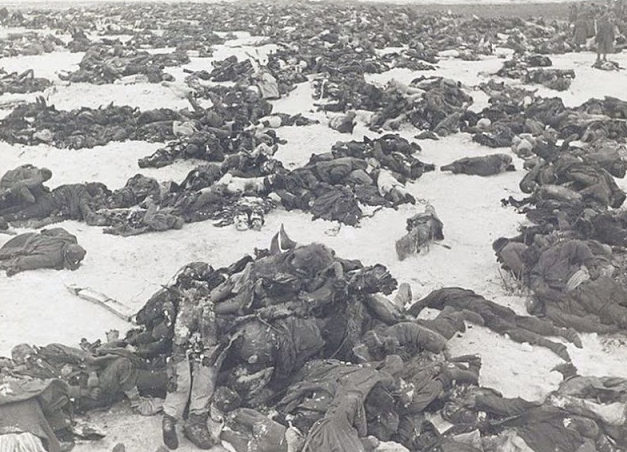Погибшие немцы в Сталинградском котле. Февраль 1943 г.