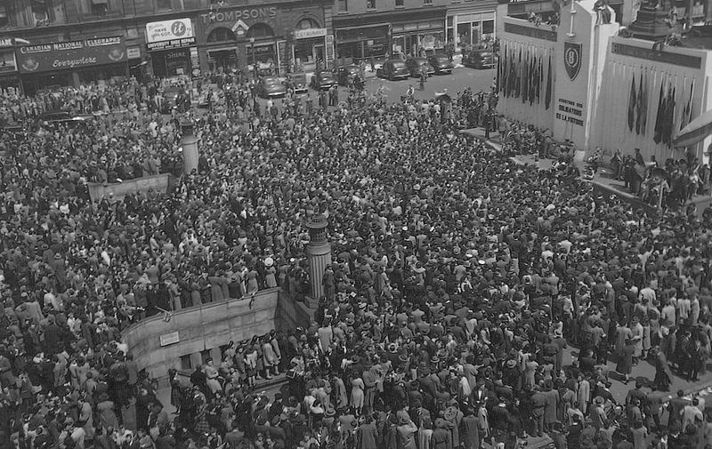 День Победы в Монреале. 8 мая 1945 г. 