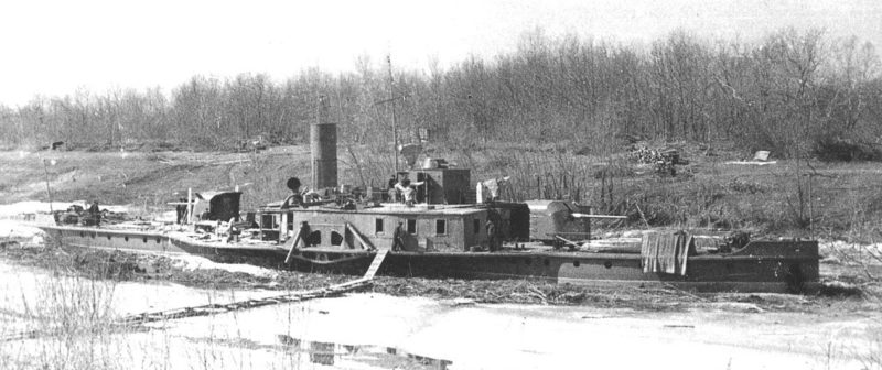 Канонерская лодка «Усыскин». Февраль 1943 г.