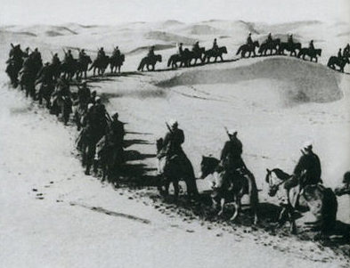 Китайская мусульманская кавалерия армии Ма. 1938 г.