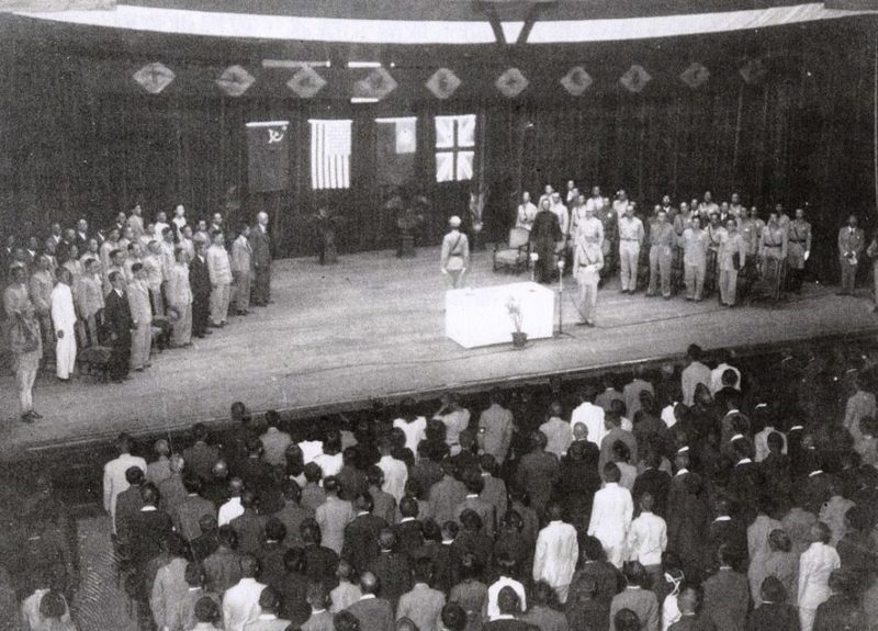 Подписание капитуляции японских войск на Тайвани. 25 октября 1945 г.