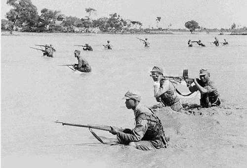 Бой на берегу Хуанхэ. 1938 г. 