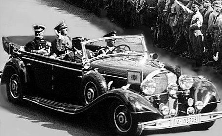 Адмирал Хорти во время визита к Гитлеру. Берлин, май 1938 г. 