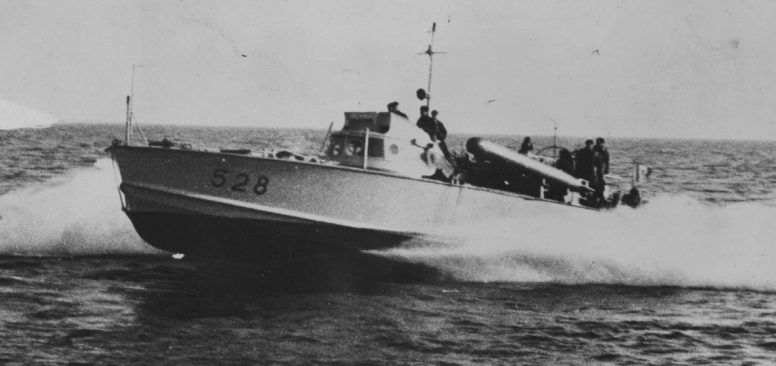 Итальянский торпедный катер типа MAS на Ладожском озере. Июнь 1942 г. 