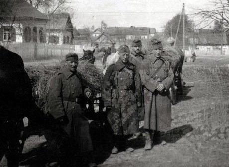Венгерские солдаты на Украине. Весна 1943 г.