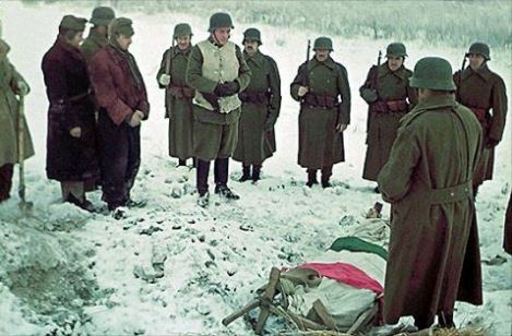 Похороны венгерских солдат на Восточном фронте. 1943 г.