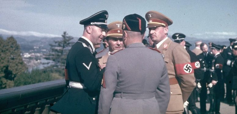 Делегация Гитлера во время визита в Италию. Флоренция, май 1938 г. 
