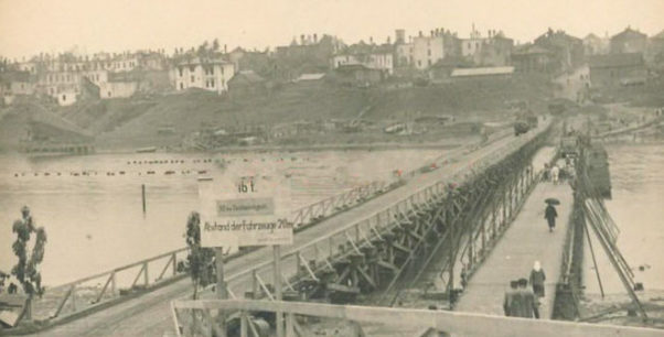 Построенный мост через Западную Двину. Июль 1941 г.