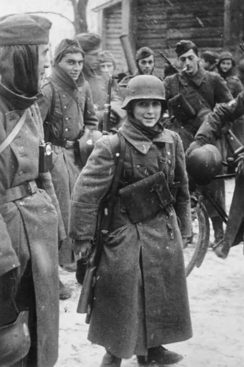 Французские легионеры под Москвой. Ноябрь 1941 г.