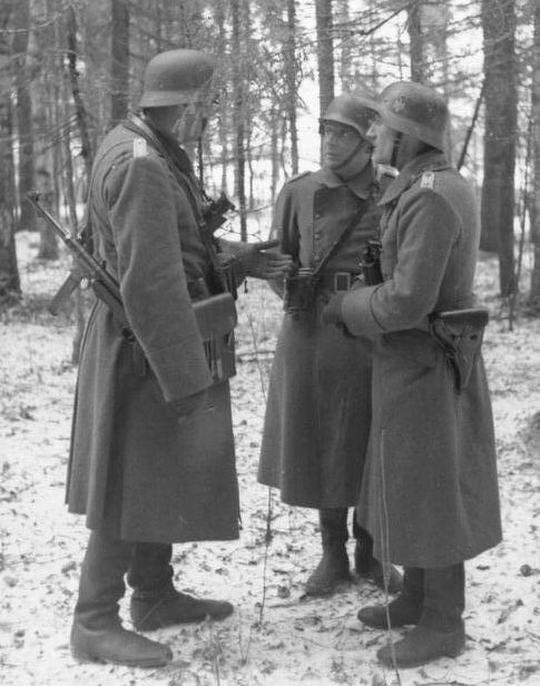 Французские легионеры под Москвой. Ноябрь 1941 г. 