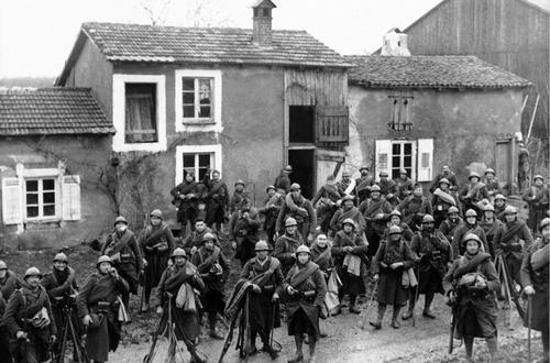 Французские войска во время Странной войны. 18 декабря 1939 г.