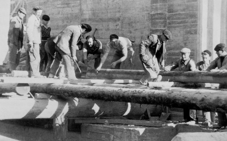 Французы на строительстве Атлантического вала. Август 1942 г.