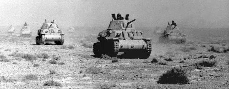 Итальянские танки в Египте. Октябрь 1940 г.