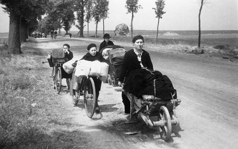 Французские беженцы. Май 1940 г.