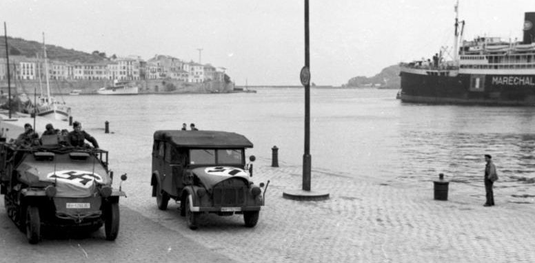 Порт-Вендрес в оккупации. 1942 г. 