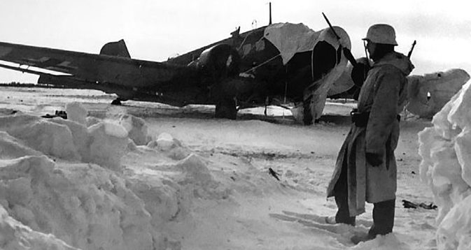 Аэродром в Холме. Февраль 1943 г. 