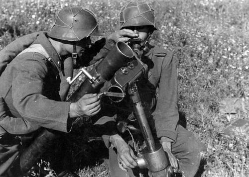 Венгерские минометчики на Донском фронте. Август 1942 г.