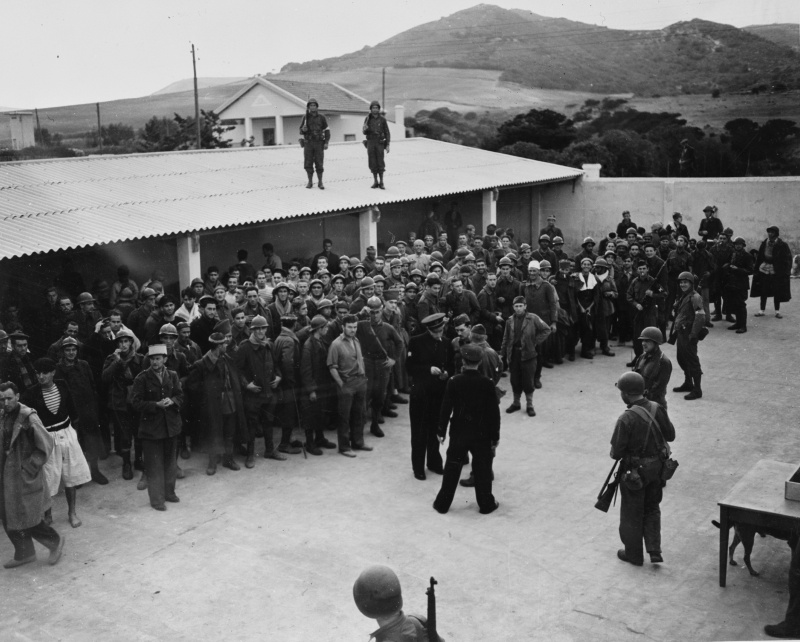 Освобождения французских военнопленных. 1943 г.