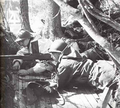 Французские пулеметчики в Нарвике. Июнь 1940 г.