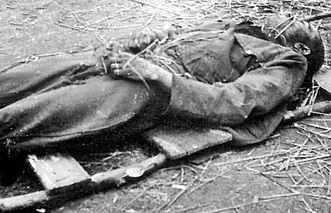 Погибший венгерский солдат на Донском фронте. Сентябрь 1942 г.