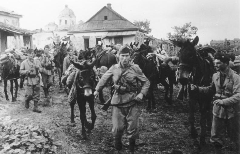 Итальянские войска на Восточном фронте. Сентябрь 1941 г. 