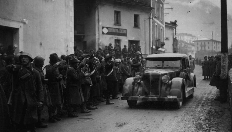 Итальянские войска во французских Альпах. Июнь 1940 г.
