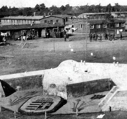 Американский лагерь для венгерских военнопленных. 1945 г.