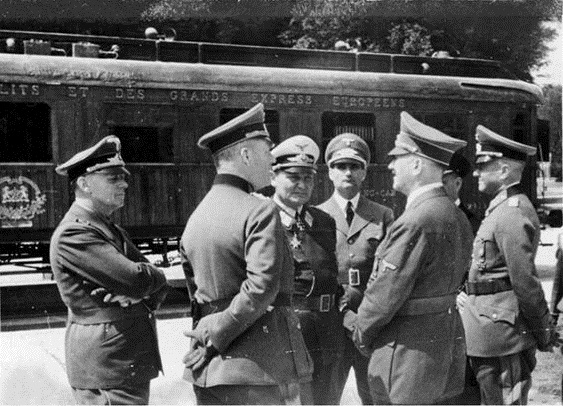 Капитуляция Франции в Компьенском лесу. 22 июня 1940 г.