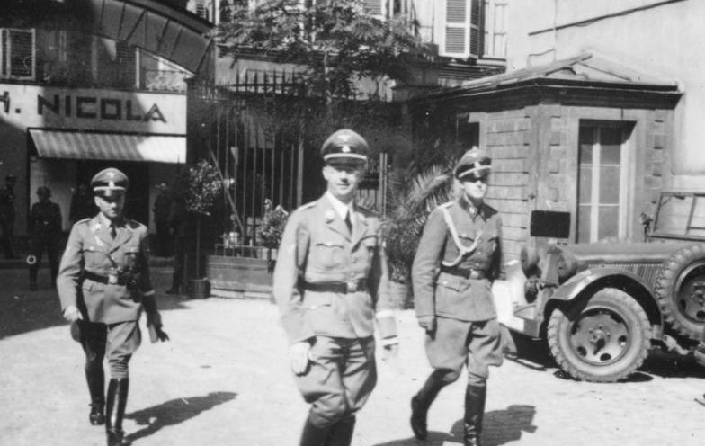 Гиммлер посещает Мец. 1940 г.