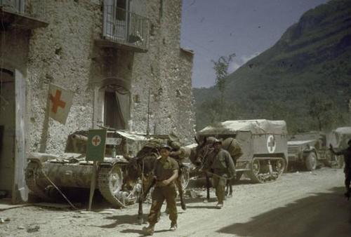 Французские войска в Италии. Июль 1944 г. 