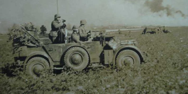 Немецкие войска на подступах к Краснодару. Август 1942 г.
