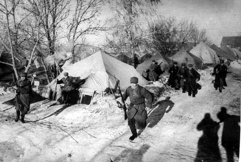 В Тоцких лагерях, 6-я пехотная дивизия «Армии Андерса». 1941 г.